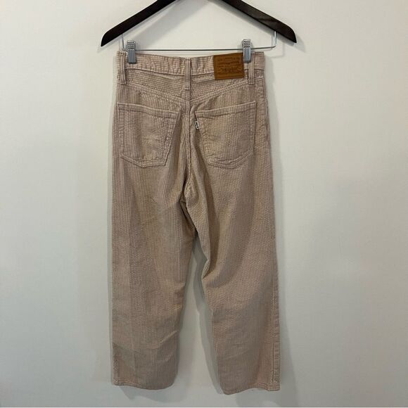 Levi's CORDUROY RIBCAGE STRAIGHT
ANKLE WOMEN'S PANTS Size 26 Granola - Brown - Picture 10 of 15